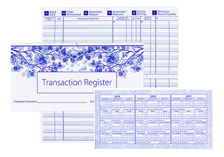 Personal Check Registers - PCR-001