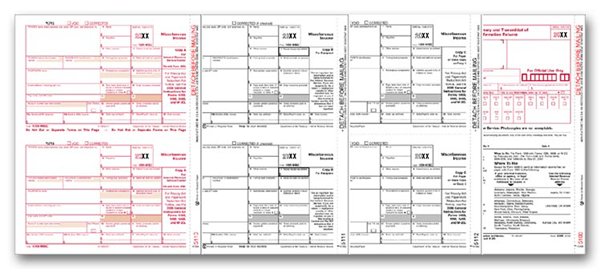 1099 Miscellaneous Income Sets (4-Part Pre-Package</li>d Set)