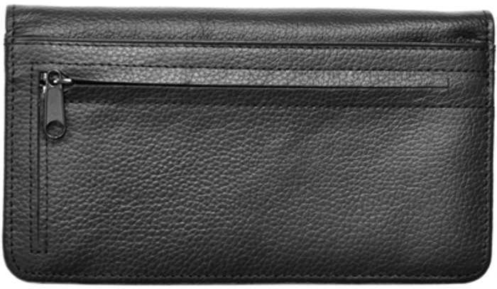 Leather Zippered Cover - (Black)