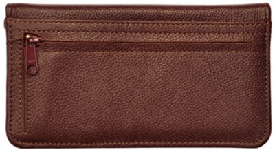 Leather Zippered Cover - (Burgundy)