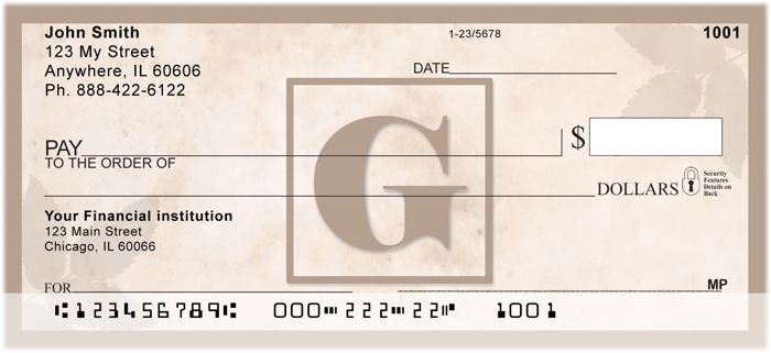 Simplistic Monogram G