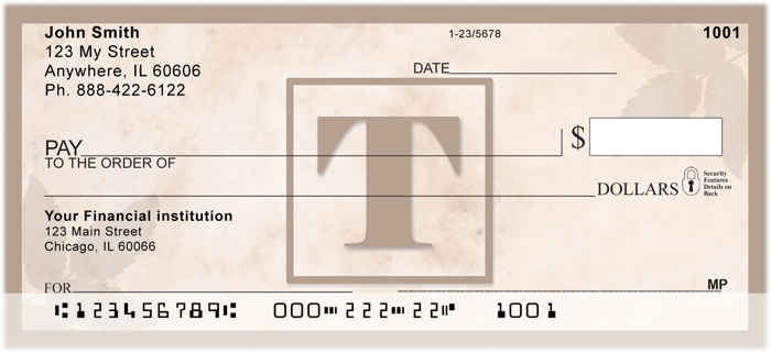 Simplistic Monogram T