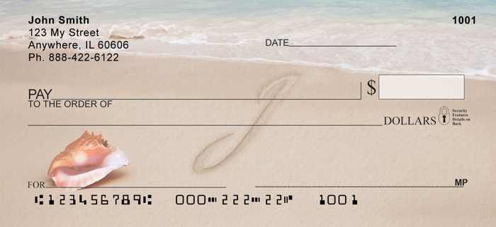 Sand Written Monogram J