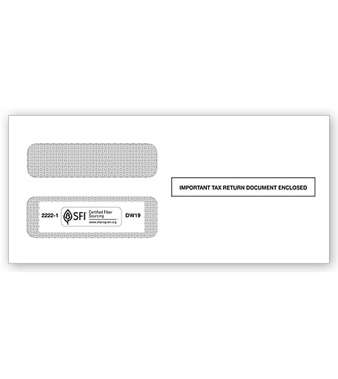 Tax Form Envelopes