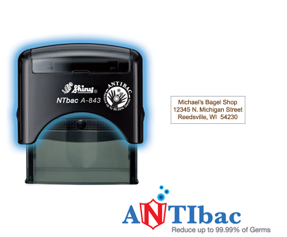 ANTIbac Stamps (9/16" x 1-1/2")