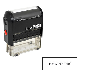 Self-Inking Custom Stamp (11/16" x 1-7/8")