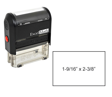 Self-Inking Custom Stamp (1-9/16" x 2-3/8")