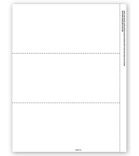 1099-NEC Income Blank Laser Forms