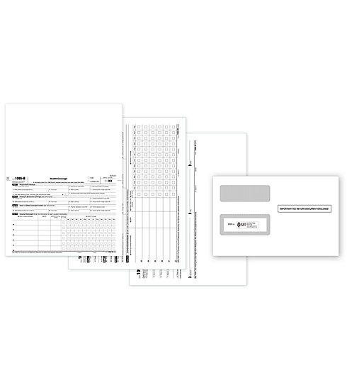 1095-B Bundle Includes Employee, Employer Copy, IRS Copy, Envelope