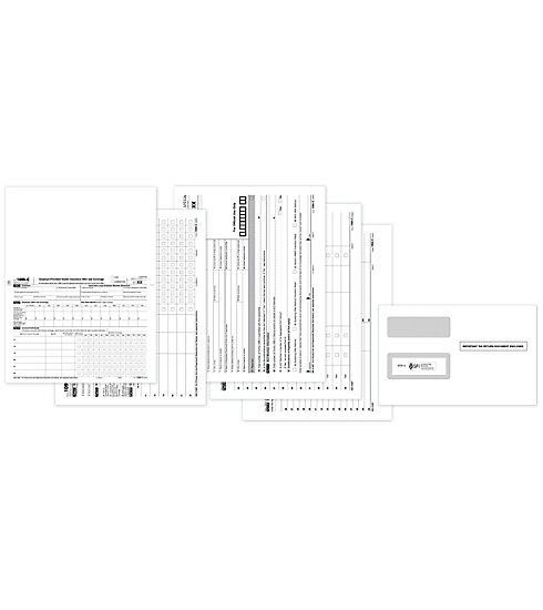 1095-C Bundle Includes Employee, Employer Copy, IRS Copy, Envelope