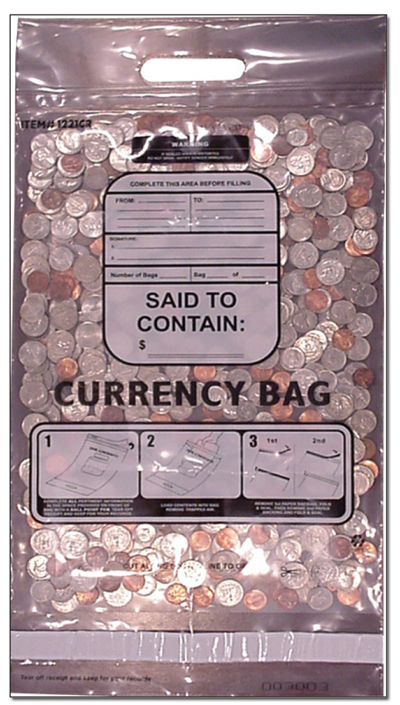 Clear Coin Bag - COIN