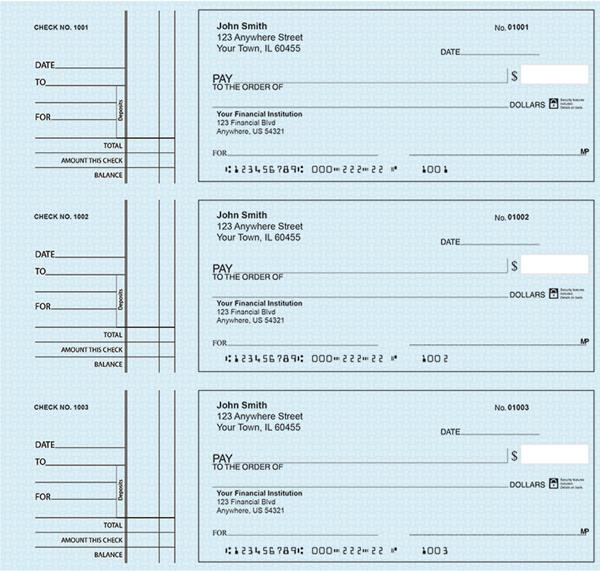 Deskset Personal Checks