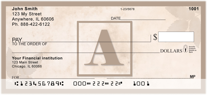 Simplistic Monogram A<br>MONO-01A