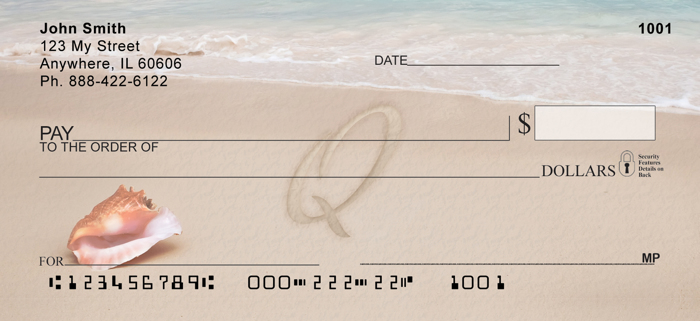 Sand Written Monogram Q<br>MONO-07Q