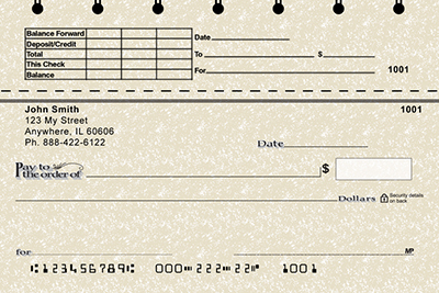 Parchment Top Stub