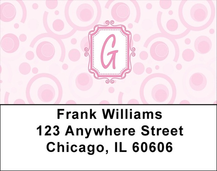 Bubbly Monogram G