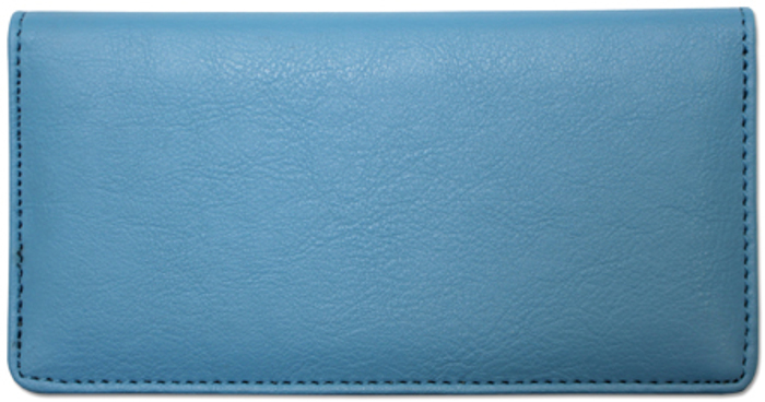 Textured Leather Cover - (Light Blue)