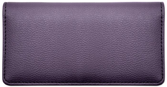 Textured Leather Cover - (Dark Violet)