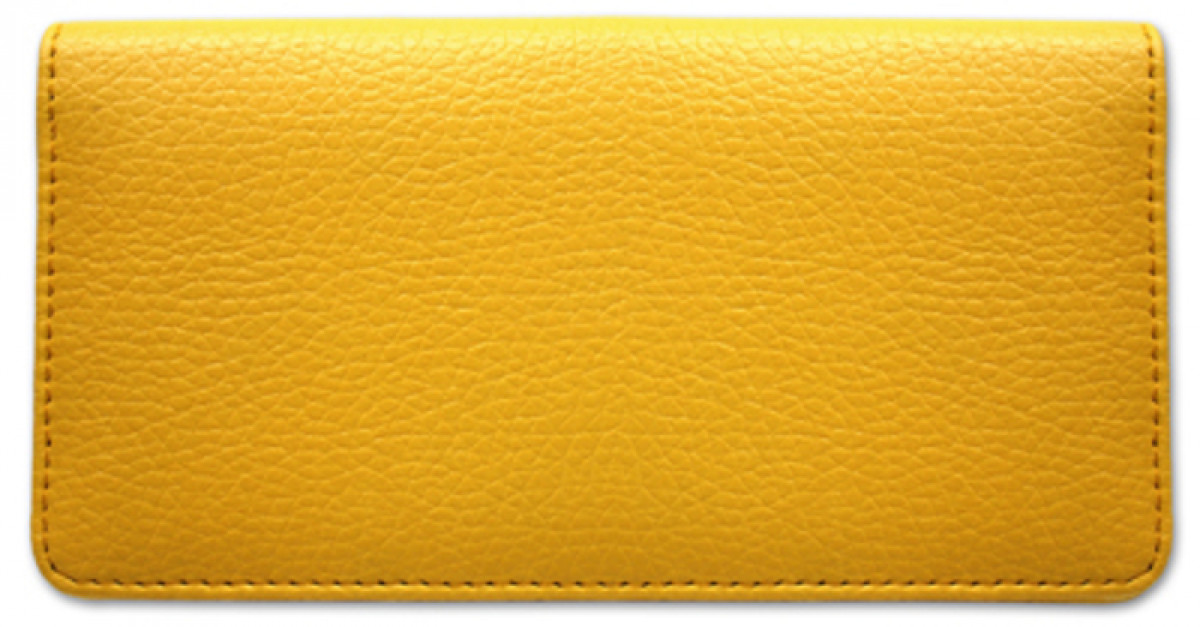 Textured Leather Cover - (Yellow)