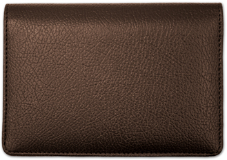Leather Top Stub Cover - (Dark Brown)